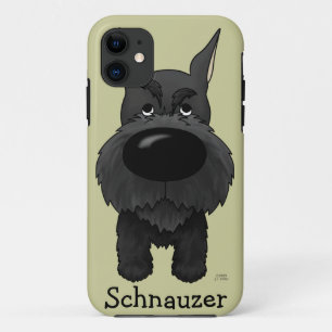 Big Nose Schnauzer iPhone 11 Hoesje