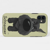 Big Nose Schnauzer Case-Mate iPhone Case (Achterkant (horizontaal))