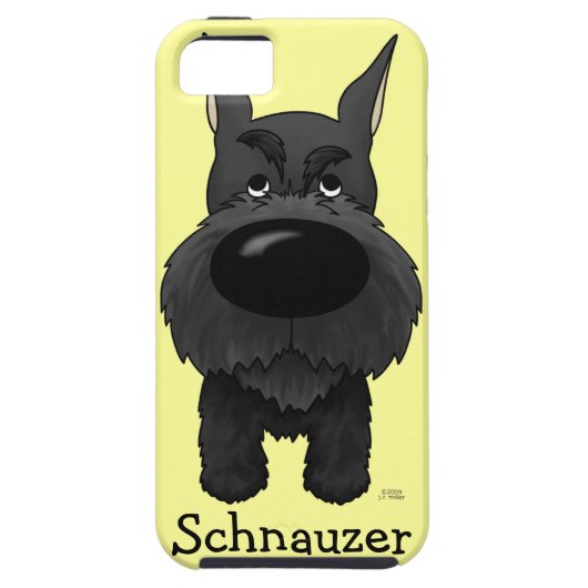 Big Nose Schnauzer Case-Mate iPhone Case (Achterkant)