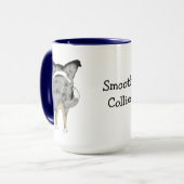 Big Nose Smooth Collie Mok (Voorkant links)