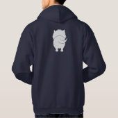 Big Nose Westie Hoodie (Achterkant)