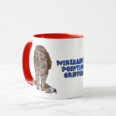 Big Nose Wirehaered Pointing Griffon Mok (Voorkant links)