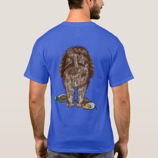 Big Nose Wirehaered Pointing Griffon T-shirt (Achterkant)