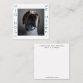 Big Nosed Dog verandering van adres Briefkaart (Voorkant / Achterkant)