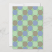 Big Number 5 Boy 5th Birthday Party Kaart (Achterkant)