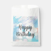 Big Number Bokeh Verjaardag Favoriete Tassen Bedankzakje (Voorkant)