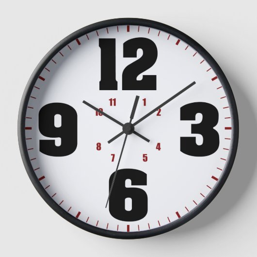 Big Numbers Clock 2 (Voorkant)