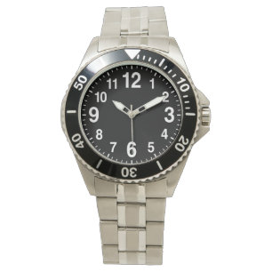 Big Numbers Easy to Read To Read for Men and Women Horloge