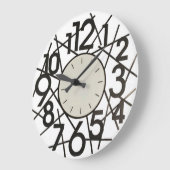 Big Numbers Wall Clock Grote Klok (Hoek)