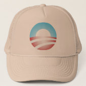 Big O Barack Obama Logo Trucker Pet (Voorkant)