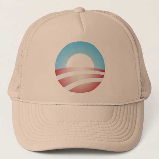 Big O Barack Obama Logo Trucker Pet (Voorkant)