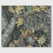 Big Oak Tree Camo, cadeaupapier, inpakken, geschen Cadeaupapier (Vlak)