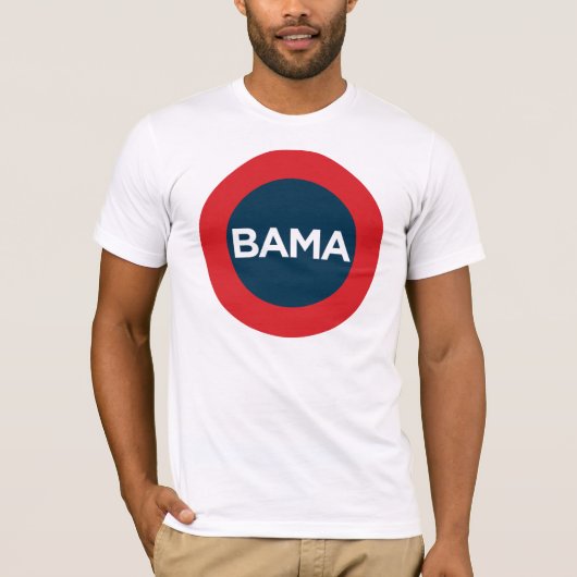 Big Obama Red, White en Blue T-shirt (Voorkant)