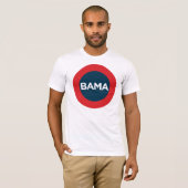 Big Obama Red, White en Blue T-shirt (Voorkant volledig)