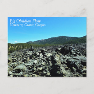 Big Obsidian Flow, OF Briefkaart