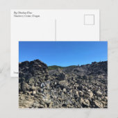 Big Obsidian Flow, Oregon Briefkaart (Voorkant / Achterkant)