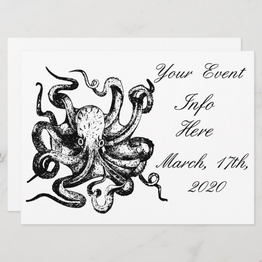 Big octopus Thunder_Cove (Voorkant / Achterkant)