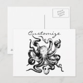 Big octopus Thunder_Cove Briefkaart (Voorkant / Achterkant)