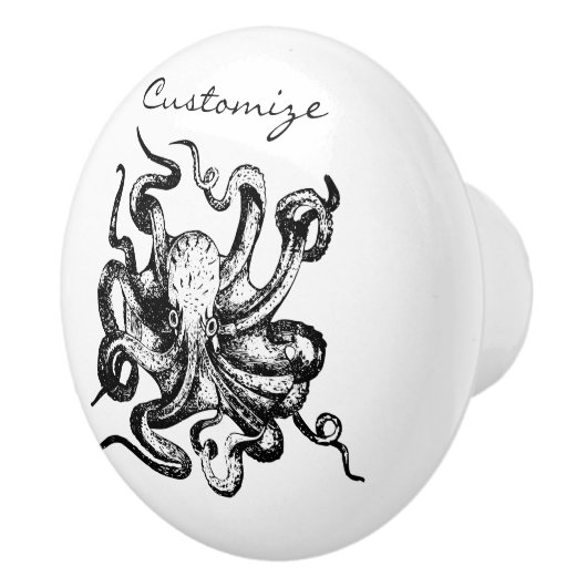 Big octopus Thunder_Cove Keramische Knop (Rechts)