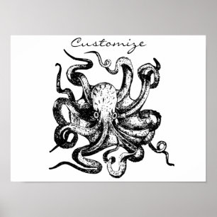 Big octopus Thunder_Cove Poster