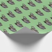 Big Old Bullfrog Animal Natuur Cadeaupapier (Hoek)