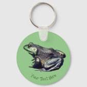 Big Old Bullfrog Animal op maat Sleutelhanger (Voorkant)