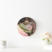 Big Old Bullfrog Face Natuur op maat Ronde Klok (Huis)