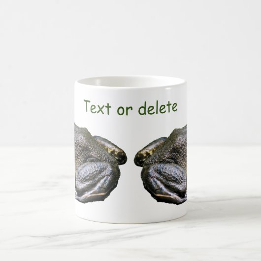 Big Old Bullfrog Natuur op maat Koffiemok (Center)