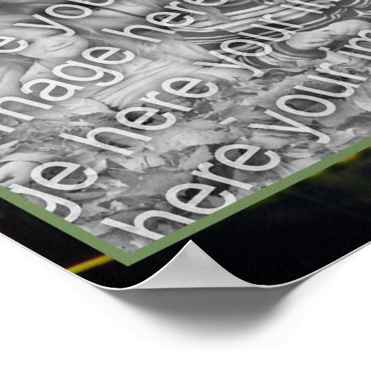 Big Old Bullfrog Pond Uw foto toevoegen Poster (Hoek)