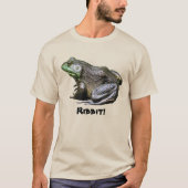 Big Old Bullfrog Ribbit Funny T-shirt (Voorkant)
