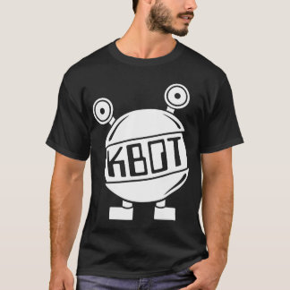 Big old KBOT logo op zwart T-shirt
