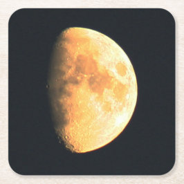 Big Old Moon Coasterm Kartonnen Onderzetters