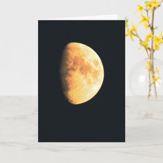 Big Old Moon gcna Kaart (Gele Bloem)