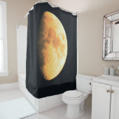 Big Old Moon scan Douchegordijn (In situ)