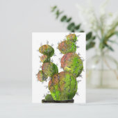 Big Old Stingy Cactus Briefkaart (Staand voorkant)