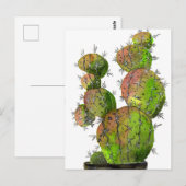 Big Old Stingy Cactus Briefkaart (Voorkant / Achterkant)