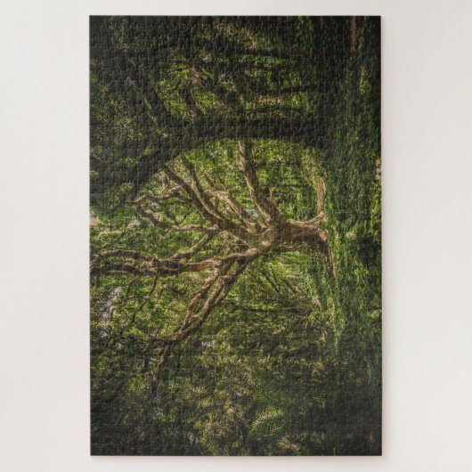Big Old Tree in het bos Legpuzzel (Verticaal)