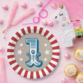 Big One Circus Carnaval Verjaardagsfeest Papieren Bordje (Feest)