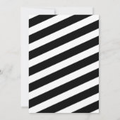 Big One Eerste Verjaardag Foto Zwart Wit Bedankkaart (Achterkant)