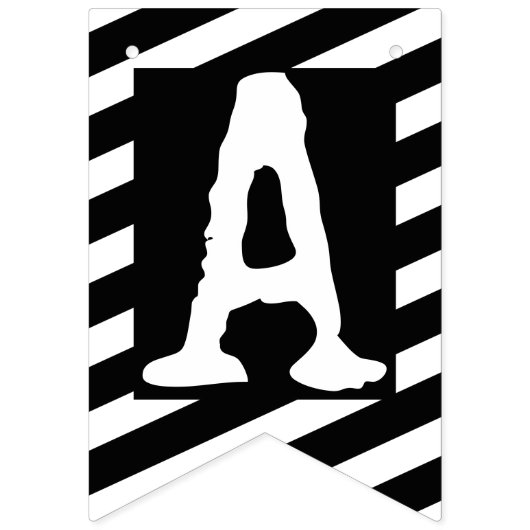 Big One Eerste Verjaardag Schattigee Foto Vlaggetjes (Derde vlag)