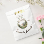 Big One Hunting First Birthday Bedankzakje (Gezegeld)