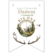 Big One Hunting First Birthday Vlaggetjes (Eerste vlag)