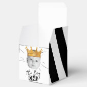 Big One Moderne foto Zwart Wit Bedankdoosjes (Geopend)