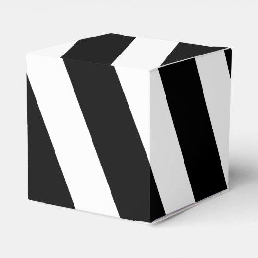 Big One Moderne foto Zwart Wit Bedankdoosjes (Achterkant)