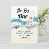 Big One Surfen 1e Kaart (Staand voorkant)