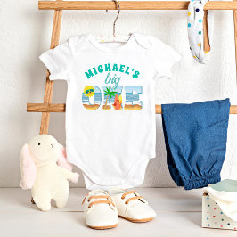 Big One surfen strand zomer verjaardag Romper