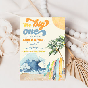 Big One Surfing Invitation Uitnodiging voor Big