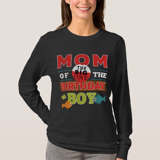 Big One Vist Theme Mam van de Birthday Boy T-shirt (Voorkant)