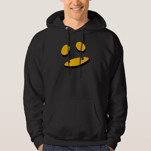 Big Orange Shocked Jack O Lantern  Halloween 1 Hoodie (Voorkant)