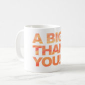 Big Oranje Dank je Koffiemok (Voorkant links)